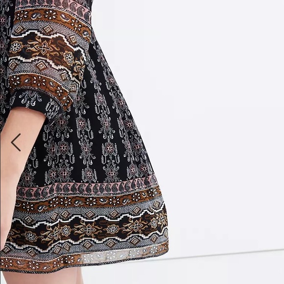 Madewell laced up dress in burnished floral - Picture 3 of 10